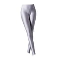 thumbnail image 2 of Baqcunre Glossy Casual High Waisted Elastic Yoga Pants For Women Wearing Slim Fitting 9 Point Candy Colored Leggings Christmas Leggings Leggings For Women Thermal Leggings Women'S Pants,Color Grey, 2 of 5