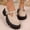 Beige, variant on Women's Fashion Loafers,Leopard Print PU Leather Slip-on Thick-Soled Loafers Adjustable Buckle Chunky Lug Sole Platform Casual Shoes