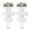 Silver, variant on 2pcs 5-Tier 61in Round Flower Stand Vase Table Centerpiece for Wedding Birthday Party Event Decoration