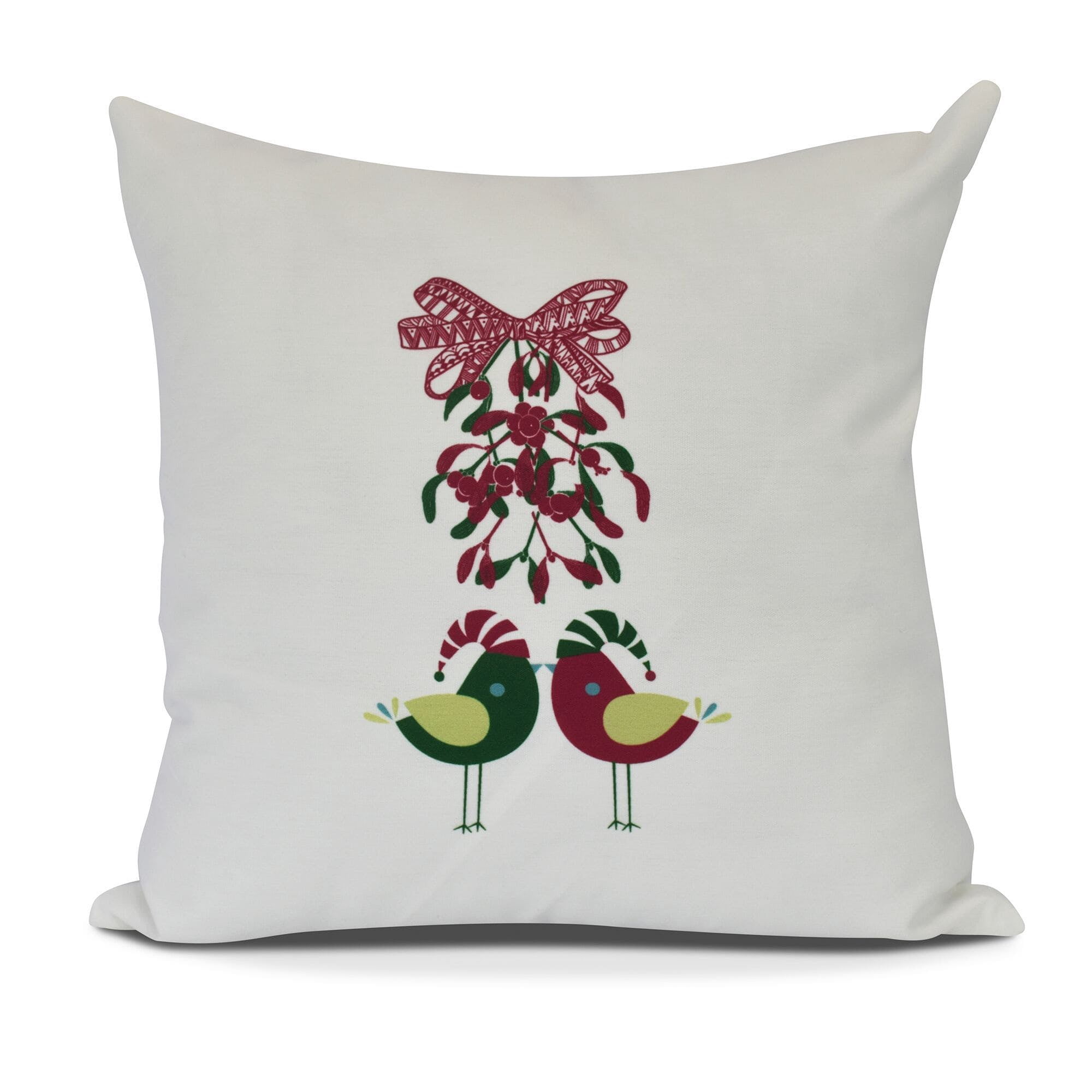 Simply Daisy, Love Birds Animal Print Outdoor Pillow