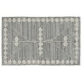 thumbnail image 2 of Rylie 2 x 3 Indoor Outdoor Area Rug Polyester Gray Diamond Pattern- Saltoro Sherpi, 2 of 5
