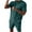 Green, variant on TopLLC Mens Shorts, Men's suits Shorts Men's Fashion Short-sleeved Shorts Two-piece Sports And Leisure Suit