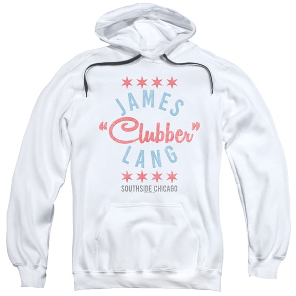 Rocky Iii Clubber Adult Pullover Hoodie Sweatshirt White