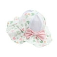 thumbnail image 2 of Clearance under $5-Shldybc Toddler Baby Summer Sun Protection Fashion Heart Print Mesh Breathable Sun-hat Cute Sunscreen Hat Cap, Baby Sun Hat on Clearance( Green, 1-4 Years ), 2 of 4
