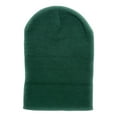 thumbnail image 3 of Empire Cove Knit Cuffed Beanie Hat Cap Warm Winter Men Women Toboggan Hunter Green, 3 of 6