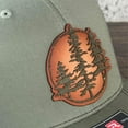 thumbnail image 4 of Tree Patch Hat – Richardson 112 Trucker Cap with Sunburst Leather & Wood, 4 of 5