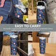 thumbnail image 7 of Modern 30oz Handheld Travel Tumbler with Handle – Double Wall Stainless Steel Insulated Cup, Flip Straw Lid, Leak-Proof & BPA-Free for Hot and Cold Drinks – Durable Coffee & Juice Mug White, 7 of 7