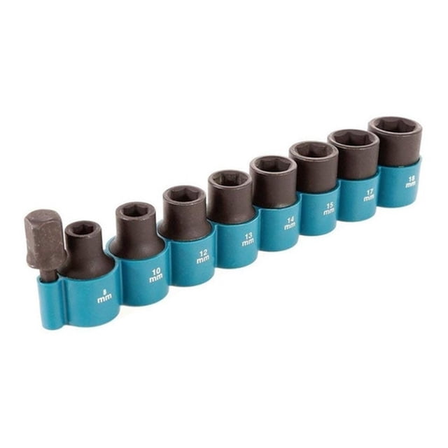 Dados Impacto Con Adaptador De 1/2 A 1/4 Hex Makita B54645 Makita b54645