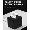 thumbnail image 4 of Mistaha Wireless Thermal Receipt Printer with USB and Bluetooth Connectivity for Retail POS System - High-Speed Printing, Compact Size, Wide Compatibility, 4 of 6