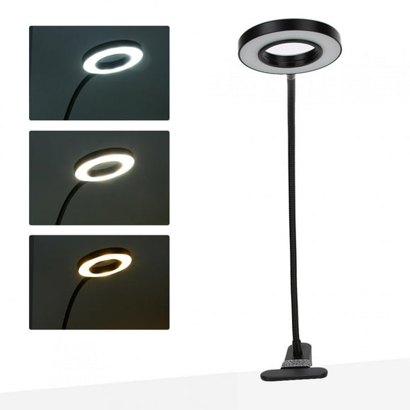 Led Clip Table Lamp, Dimmable Study Reading Light Desk Light, Beauty Nail Lamp Study Makeup For Home Reading Nail Art Eyelash Extension