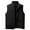 Black, variant on Men's Thermal Vest Stand Collar Sleeveless Jacket Nylon Spandex Vest Winter Warm Vest Quilted Insulated Vest Windproof Outdoor Vest Lightweight Vest Sizes M-4XL