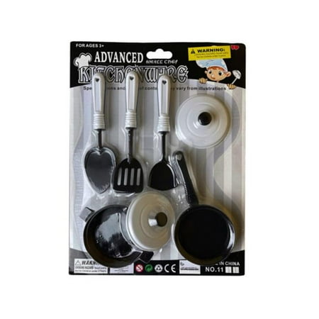 

Kole Imports GE542-24 Kitchenware Set Black & White - Pack of 24