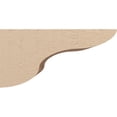 thumbnail image 3 of 7"W x 14"D x 7"H Wide Carmel Rough Cedar Woodgrain TimberThane Corbel, Primed Tan, 3 of 6