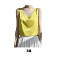 thumbnail image 4 of Minnieouse Transpirable y cómodo Halter Top Mujeres Love - Para el verano Camiseta Top Tops Mujeres Tank Tops Camisola Sexy Ligero A36 Blanco Prendas para la parte del cuerpo A36 amarillo XXXL, 4 of 6