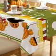 thumbnail image 5 of Fall Sweet Fall Cartoon Mouse Rectangle Tablecloth 60 x 84 Inch, Autumn Pumpkin Decorative Table Cloth Dining Table Cover, Thanksgiving Dinner Party Picnic Decoration, 5 of 6