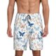 thumbnail image 1 of Fotbe Butterfly Pantalones Cortos de Pijama para Hombre, Ropa de Dormir, Pantalones de Pijama Cortos para Hombre-Large, 1 of 6