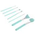 thumbnail image 1 of Esthetician Brushes For Facials Silicone Makeup Brush Set Makeup Application Women 7Pcs, 1 of 3