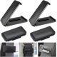 thumbnail image 1 of 4 Pcs - Noir Clip Ceinture De Scurit Ajustable En Abs Ajusteur Ceinture De Scurit Durable Bloque Ceinture De Scurit Universel Pour Ceinture De Sc, 1 of 5