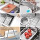 thumbnail image 5 of Fregadero de cocina, fregadero abatible de 30 pulgadas con grifo, moderna estación de trabajo, fregaderos de granja, fregaderos de cocina grandes de acero inoxidable de un solo tazón, 5 of 7