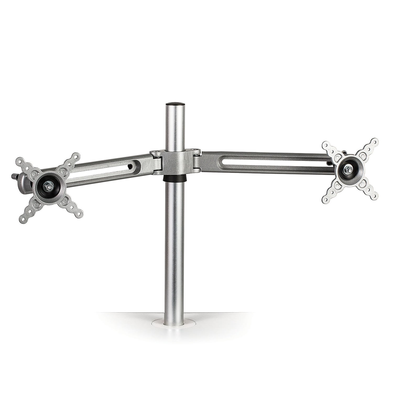 Fellowes Mfg Co. 8042901 Lotus Dual Monitor Arm Kit Supports 13 lbs. For 26 in. Monitors - Silver