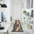 thumbnail image 4 of Yayeee Runner Rug for Bedroom 2'x6' Machine Washable Hallway Non Slip Mat, Artistic Desert Pattern, 4 of 8