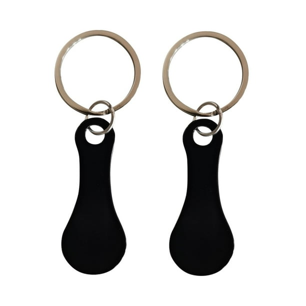 Key Detachable Ring Key Metal Trolley Ring Key Shopping Ring Metal Keychains