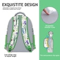 thumbnail image 5 of Floral and Leopard Print Student Backpack - Stylish Breathable School Bag, 5 of 5