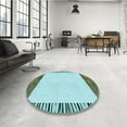 thumbnail image 3 of Ahgly Company Indoor Rectangle Patterned Sea Turtle Green Area Rugs, 8' x 10', 3 of 6