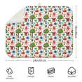 thumbnail image 2 of White Christmas Gnome Pattern Dish Drying Mat for Kitchen 1 Pack, Ultra Absorbent Microfiber Dishes Drainer Mats,18x24in(46x61cm), 2 of 4