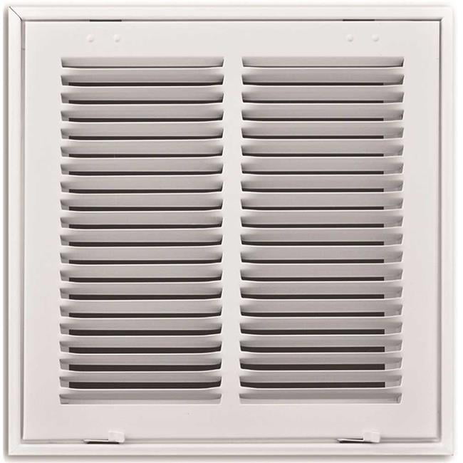 190 14X14 Stamped Return Air Filter Grille Hinged 14 In. X 14 In. White