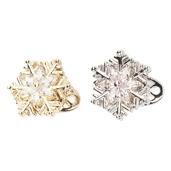 D Christmas Nail Decor,Snowflake Nail Decoration Rotatable Snowflake Nail Art Decoration DIY Nail Accessory Sleek Aesthetic