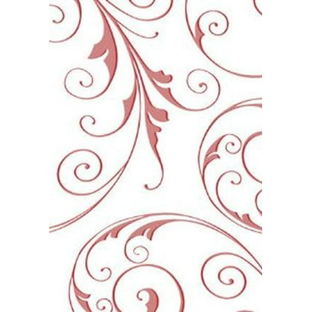 Swirl Treat - Red Swirl Cello Bags - Food & Party Favor Treat Bags -12ct