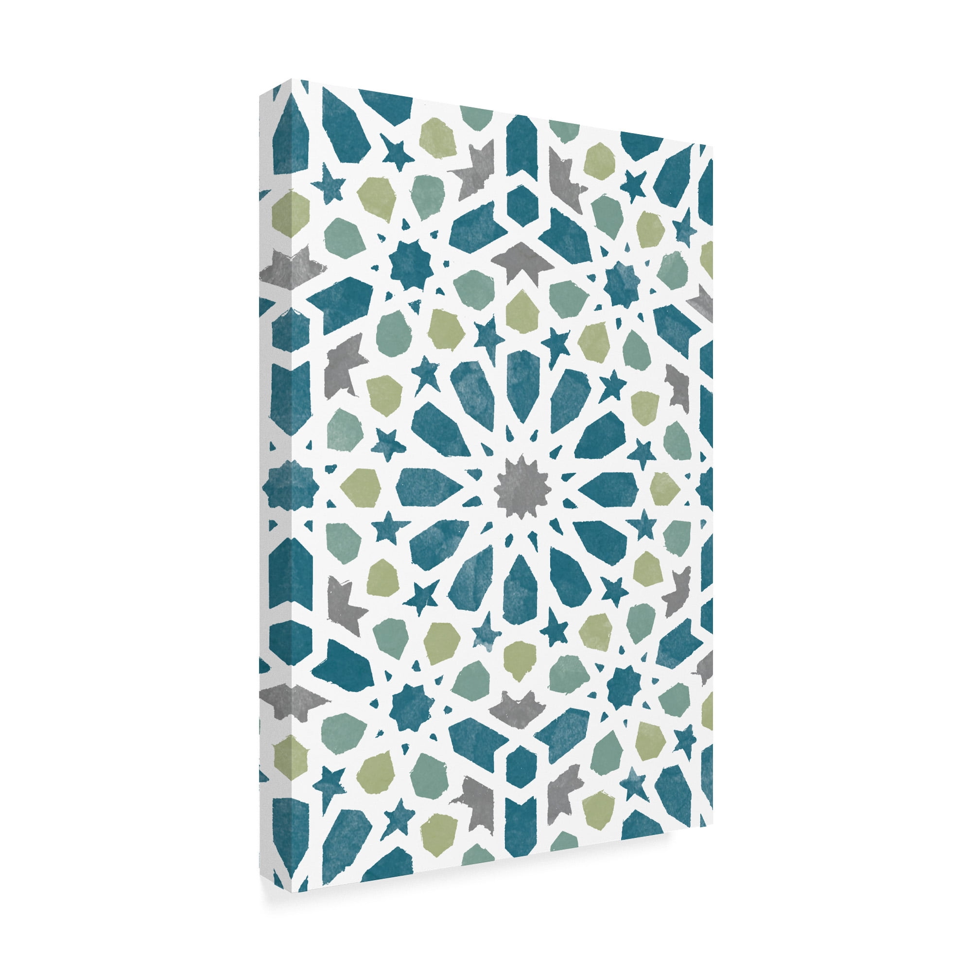 Trademark Fine Art 'Zellige Board III' Canvas Art by Alonzo Saunders