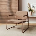 thumbnail image 6 of Whythe PU Leather Low Accent Chair 2.0 in Corten, 6 of 6