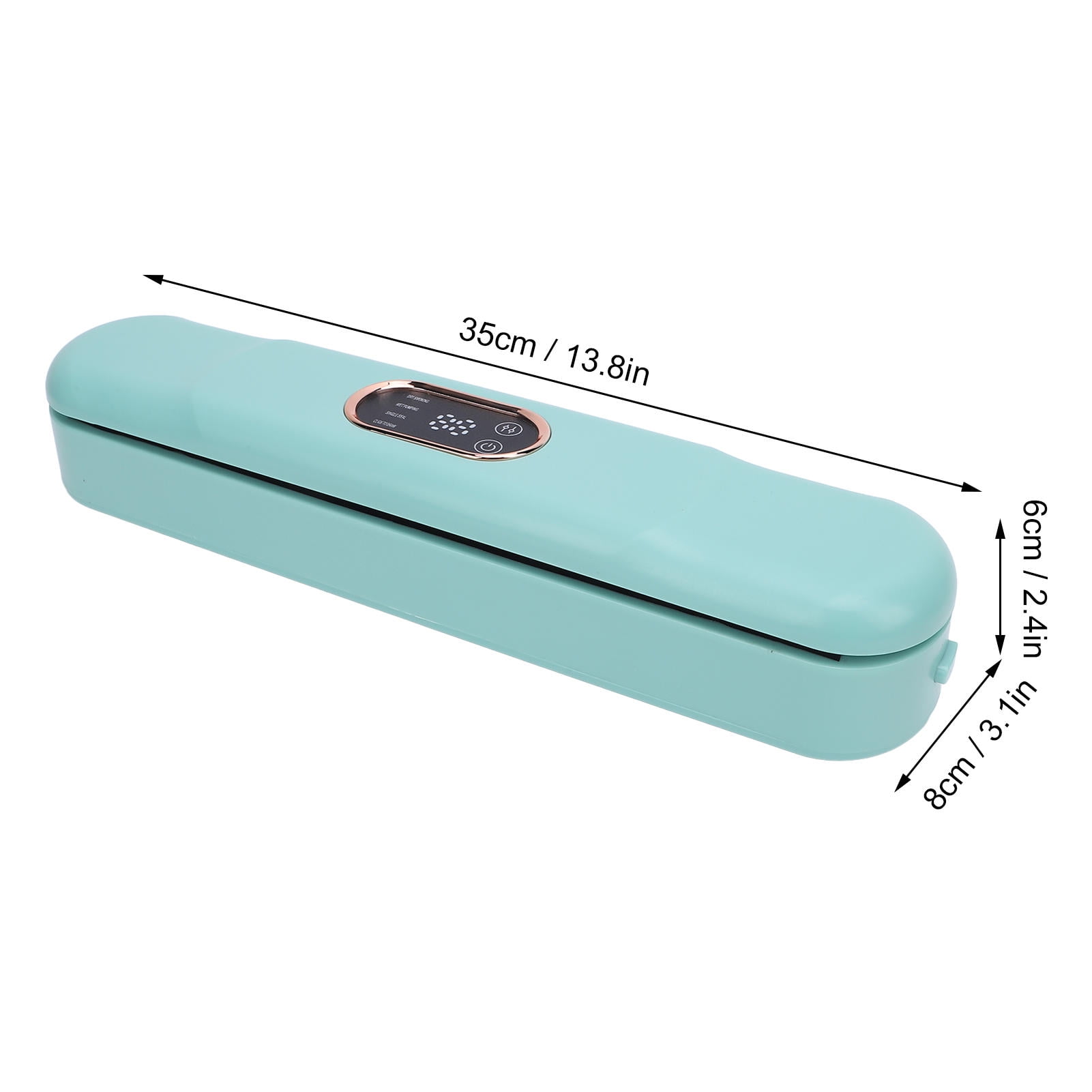 BOKYAN Compact LCD Vacuum Sealer – Powerful Suction, Portable Design, 10‑Bag Seal, Ideal for Home Food Storage