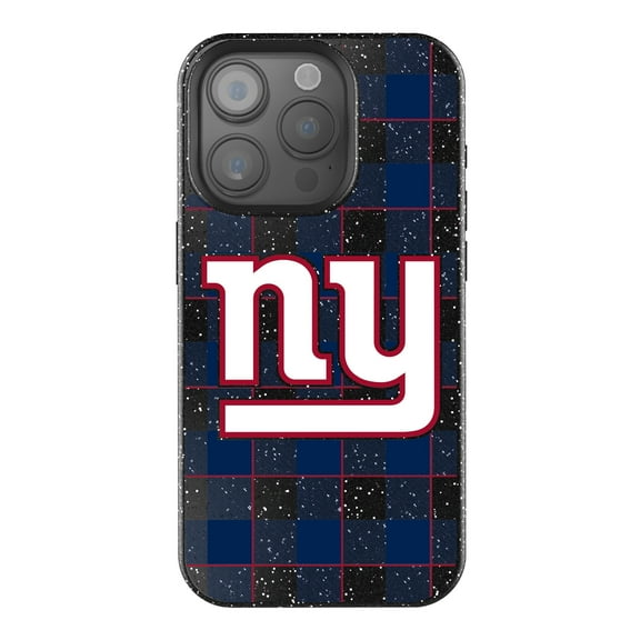 Keyscaper New York Giants Plaid Bling iPhone Case