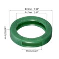 thumbnail image 2 of Unique Bargains Key Cap Cover Rings Keys Identifier Coding Tags Silicone Sleeve Green, 2 of 6
