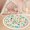 Color 3, variant on Washable Non Slip 6ft Round Rug, Pastel Bow Star Striped Circle Area Rugs with Tassels Carpet for Nursery Bedroom Living Room Playroom Tent Rug Tent Castle