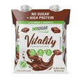 thumbnail image 2 of (2 pack) No Sugar Company Vitality Ready to Drink Nutritional Shake, Chocolate Flavor, 4 Count, 11 fl oz, 2 of 7