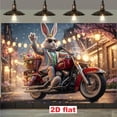 thumbnail image 2 of TanSiDing Easter Bunny Egg Party Backdrop Fabric - Polyester Decorative Wall Hanging for Easter Celebration, Spring Holiday Home Decor, Festive Photo Booth Background, 2 of 7