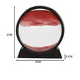 thumbnail image 3 of Rbaofujie Room Decorations Moving Sand Art Picture Round Glass 12inch Hourglass Natural Flowing Sand Picture Moving Grit Hourglass 50ml Pride Decorations Red, 3 of 7