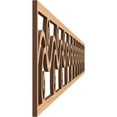 thumbnail image 3 of Ekena Millwork 46 1/4"W x 6"H x 1/4"T Tilden Fretwork Moulding, Hickory, 3 of 13
