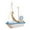 B, variant on Desk Decor for Men, Tyeign Nautical Wooden Sailboat Ornament Retro Wooden Sailboat for Home Kitchen Bathroom Office Party Center Decoration - Beach Decoration Office Desk Decor Desk Decorations