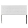 thumbnail image 5 of Jessenia Full size headboard only, Height Adjustable Full Size Bed Headboard, Square Tufted Headboard with 12 Positions, Metal Legs, Wall/Bed Mount, Linen Fabric headboard Full in White, 5 of 8