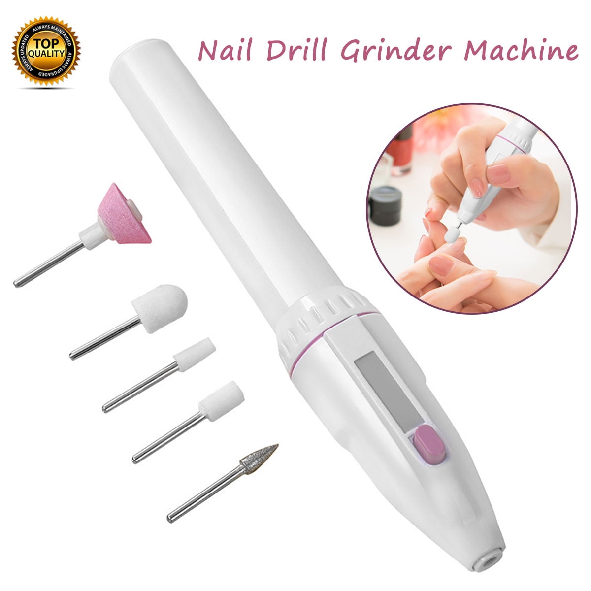 SEIWEI Electric Pro Manicure Tool Pedicure Set File Nail Drill Tool Art Machine Kit