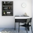 thumbnail image 2 of Nexera Tribeca Ebony and White Vanity Desk, 2 of 3