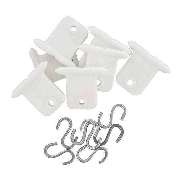 AWNING ACCESSORY HANGERS, WHITE, CARDED