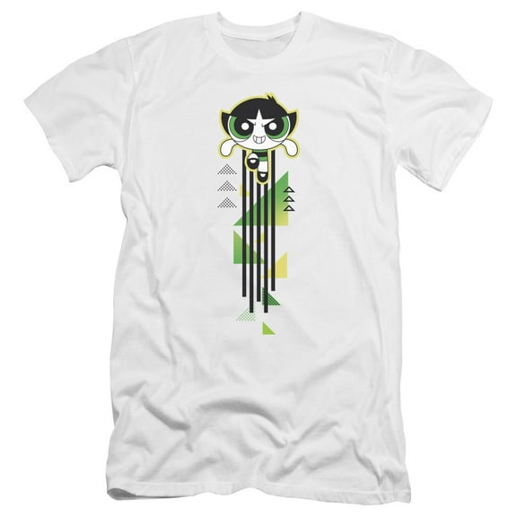 Powerpuff Girls - Buttercup Streak - Premium Slim Fit Short Sleeve Shirt - Large