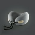 thumbnail image 4 of Travel Neck Pillow For Airplane Sleep With Ergonomic Support Practical For Camping And Travel, 4 of 6