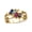 Yellow, variant on Personalized Engravable Birthstone Ring in 10K Gold by Jewlster